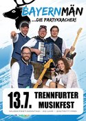 „Bayernmän“ live auf dem Trennfurter Musikfest