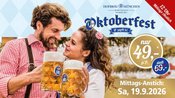 Early Bird – Oktoberfest Mittags-Anstich