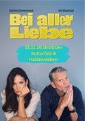Komödiantische szenische Lesung: Bettina Zimmermann und Kai Wiesinger „Bei aller Liebe“