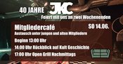 40 Jahre JKC: Mitgliedercafé & Grill Teil 2