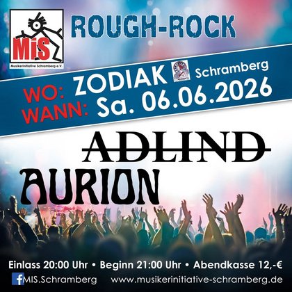 ROUGH -ROCK Alternative Grunge, Stoner Rock mit Adlind & Aurion