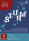 "Der Sturm - alles ausser Shakespeare" - Gemeinschaftsausstellung vom Lübecker Lyriktreff und Defacto Art e.V.