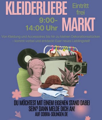 KleiderLiebe Flohmarkt in der Cobra
