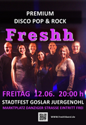 FRESHH - Premium Disco Pop & Rock - Stadtfest Goslar Juergenohl