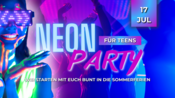Neonparty für Teens