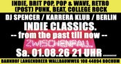 Indie Classics from the past till now mit DJ Spencer / Karrera Klub / Berlin
