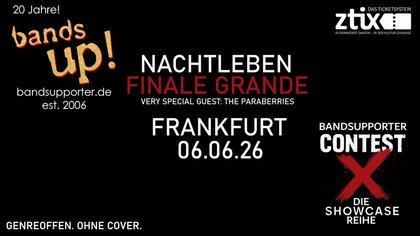 Bandsupporter CONTEST 2026 - Finale Grande Frankfurt