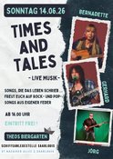 Sonntags - Live Musik - mit Times and Tales - Theos Biergarten