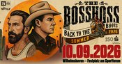 The BossHoss - Back To The Boots - LIVE - Summer 2026 - Sportforum Wilhelmshaven - 10.09.2026