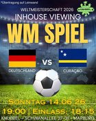 INHOUSE VIEWING WM SPIEL Deutschland vs. Curaçao