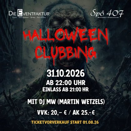 Halloween-Clubbing 2026