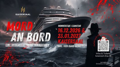 Mord an Bord - Die interaktive Krimi-Dinnershow