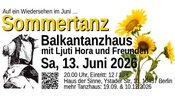 Sommertanz – Balkantanzhaus mit Ljuti Hora und Freunden