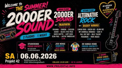 Welcome To The Summer | 2000er Sound & Alternative Rock | 2 Floors
