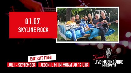 Boente's Live Musikbühne im Biergarten - Skyline Rock