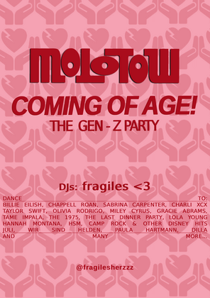 COMING OF AGE! (GEN-Z PARTY)
