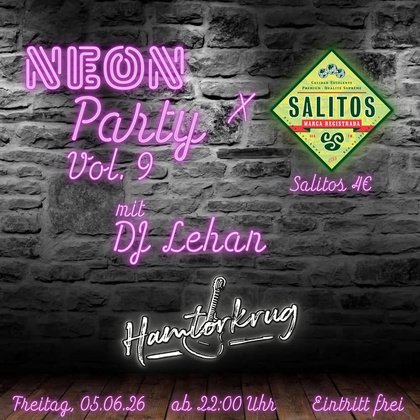 NEON Party mit DJ Lehan im Hamtorkrug!