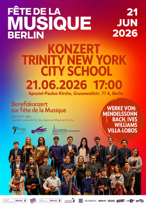 Streichorchester Trinity School New York City // Benefizkonzert in Berlin