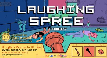 Laughing Spree - English Stand Up Comedy on a BOAT (+FREE Shots)