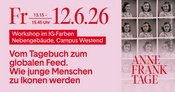 Vom Tagebuch zum globalen Feed. Wie junge Menschen zu Ikonen werden | Anne Frank Tage 26