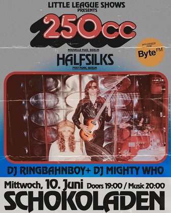 250CC (fuzz-garage-pop) & HALFSILKS (post-punk indie-pop)