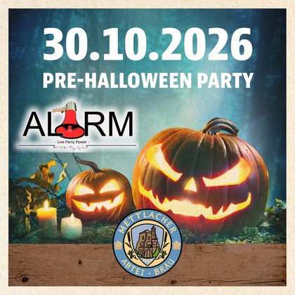 Pre-Halloween Party mit "ALARM"