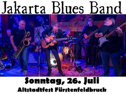 Jakarta Blues Band auf dem Altstadtfest Fürstenfeldbruck