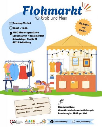 Flohmarkt bei den AWO Kitas Kirchheim