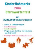 Kinderflohmarkt zum Sternwartenfest
