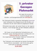 7ter Garagen Flohmarkt