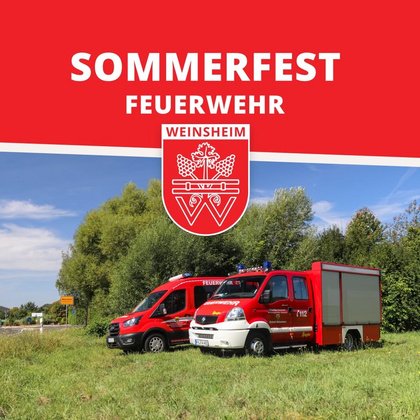 Sommerfest Feuerwehr Weinsheim