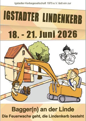 Igstadter Lindenkerb 2026 Bagger(n) an der Linde!