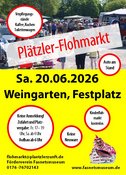 Großer Flohmarkt von Plätzlerzunft und Förderverein