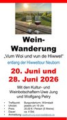 Weinwanderung entlang der Hiwweltour Neuborn in Wörrstadt
