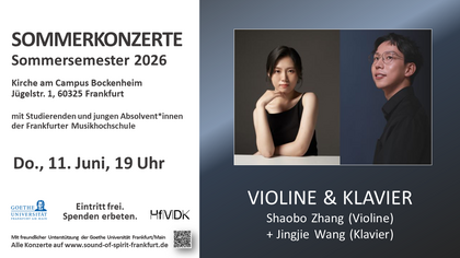 Kammermusik für Violine und Klavier