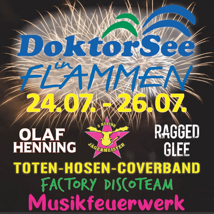 Doktorsee in Flammen