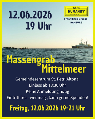 Vortragsabend von SOS Humanity – Warum zivile Seenotrettung Leben rettet