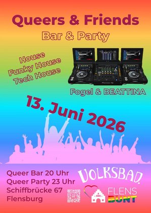 Queers & Friends Bar + Party Nacht