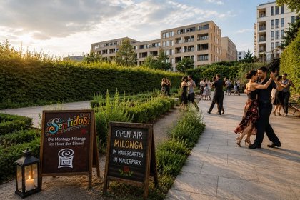 Sentidos – Open Air-Milonga im Mauergarten im Mauerpark (Neo-trad-Mix)
