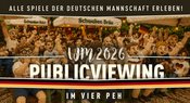 Public Viewing - Fußball WM 2026 im Vier Peh