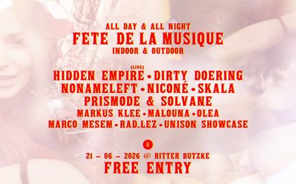 Unter freiem Himmel // free entry all night long @ Ritter Butzke