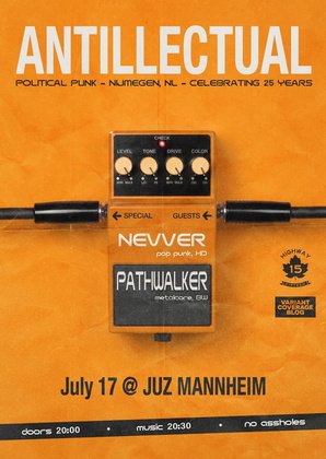 Antillectual (NL) + Special guests Nevver (HD) and Pathwalker (B-W)