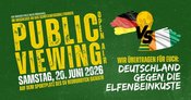 Public Viewing zum WM-Spiel Deutschland - Elfenbeinküste