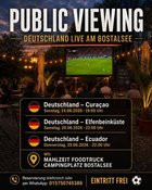 WM Public Viewing: Deutschland-Spiele am Bostalsee