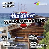 Maritimer Waldsaunaabend