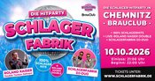 Schlagerfabrik – Die Hitparty im Brauclub Chemnitz mit Roland Kaiser Double
