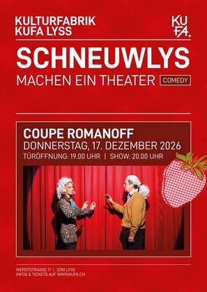 Coupe Romanoff mit Herr & Frau Schneuwly