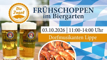 Frühschoppen im Biergarten