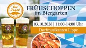 Frühschoppen im Biergarten