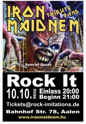 Iron Maidnem - Iron Maiden Tribute mit Front Row Warriors